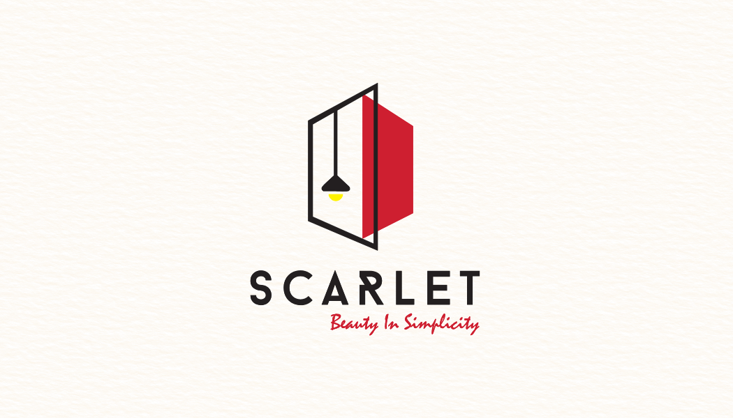 Scarlet business card front
